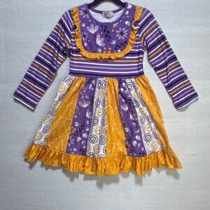 Girls Dress Size 5 Long Sleeves Pete&Lucy New with Tags